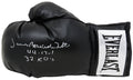 James 'Bonecrusher' Smith Signed Everlast Black Boxing Glove w/44-17-1, 32 KO's - SMIGLV505 - James 'Bonecrusher' Smith Signed Everlast Black Boxing Glove w/44-17-1, 32 KO's product image