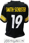 JuJu Smith Schuster Signed Black Custom Football Jersey - SMIJRY320 - JuJu Smith Schuster Signed Black Custom Football Jersey product image