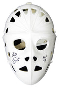 Billy Smith Signed White Throwback Full Size Goalie Mask w/HOF'93 - SMIMAS401 - Billy Smith Signed White Throwback Full Size Goalie Mask w/HOF'93 product image