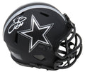 Emmitt Smith Signed Dallas Cowboys Eclipse Black Matte Riddell Speed Mini Helmet - SMIMIN303 - Emmitt Smith Signed Dallas Cowboys Eclipse Black Matte Riddell Speed Mini Helmet product image