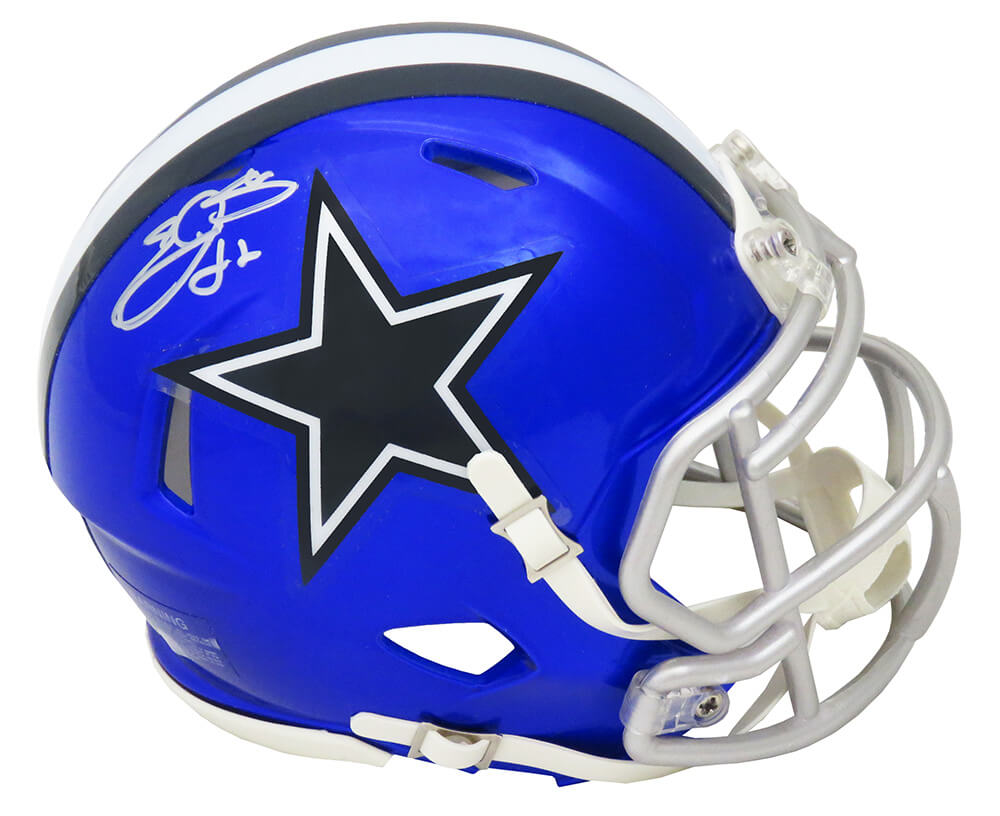Emmitt Smith Signed Dallas Cowboys FLASH Riddell Speed Mini Helmet - SMIMIN305 - Emmitt Smith Signed Dallas Cowboys FLASH Riddell Speed Mini Helmet product image