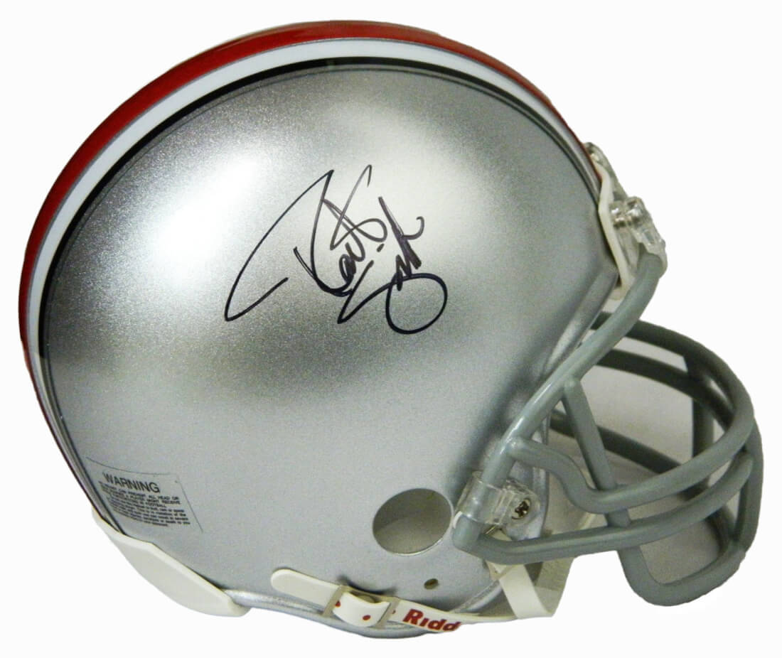 Robert Smith Signed Ohio State Buckeyes Riddell Mini Helmet - SMIMIN316 - Robert Smith Signed Ohio State Buckeyes Riddell Mini Helmet product image