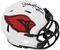 Jackie Smith Signed Cardinals Lunar Eclipse Riddell Speed Mini Helmet w/HOF'94 - SMIMIN326 - Jackie Smith Signed Cardinals Lunar Eclipse Riddell Speed Mini Helmet w/HOF'94 product image