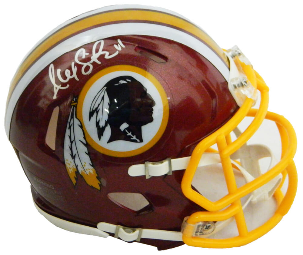 Alex Smith Signed Washington Redskins Riddell Speed Mini Helmet - SMIMIN330 - Alex Smith Signed Washington Redskins Riddell Speed Mini Helmet product image