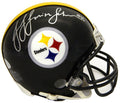 JuJu Smith Schuster Signed Pittsburgh Steelers Riddell Speed Mini Helmet (Beckett) - SMIMIN341 - JuJu Smith Schuster Signed Pittsburgh Steelers Riddell Speed Mini Helmet (Beckett) product image