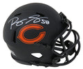 Roquan Smith Signed Chicago Bears Eclipse Black Matte Riddell Speed Mini Helmet - SMIMIN356 - Roquan Smith Signed Chicago Bears Eclipse Black Matte Riddell Speed Mini Helmet product image