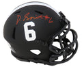 Devonta Smith Signed Alabama Crimson Tide Eclipse Black Matte Riddell Speed Mini Helmet (Beckett) - SMIMIN361 - Devonta Smith Signed Alabama Crimson Tide Eclipse Black Matte Riddell Speed Mini Helmet (Beckett) product image