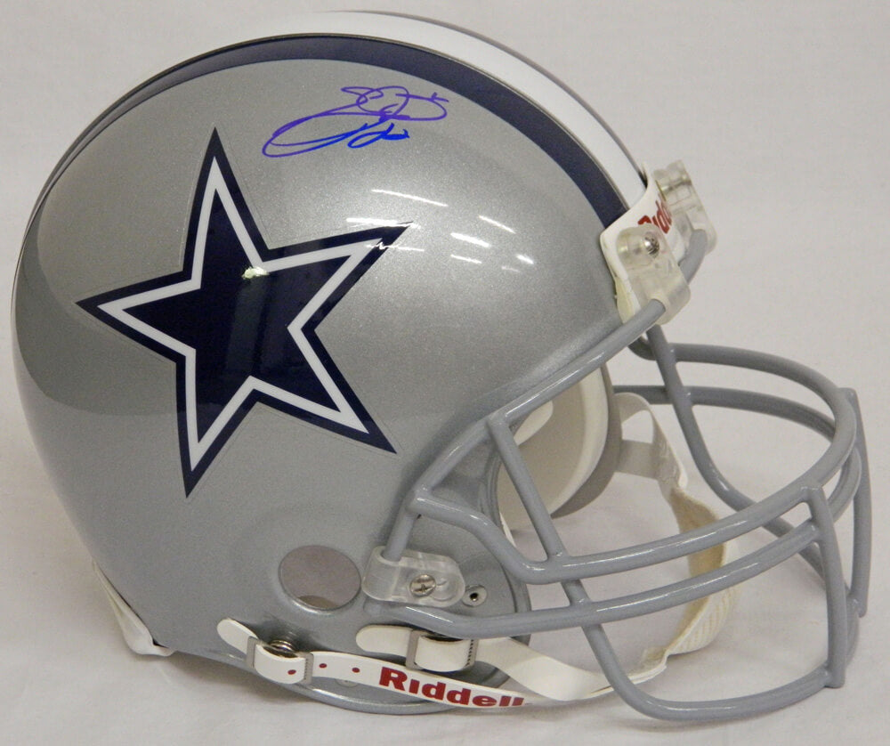 Emmitt Smith Signed Cowboys Riddell Authentic ProLine Helmet - SMIPRO300 - Emmitt Smith Signed Cowboys Riddell Authentic ProLine Helmet product image