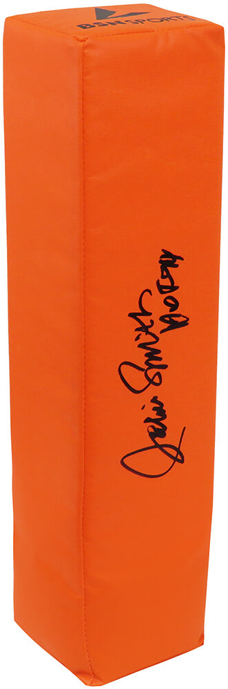 Jackie Smith Signed Orange Football Endzone Pylon w/HOF'94 - SMIPYL315 - Jackie Smith Signed Orange Football Endzone Pylon w/HOF'94 product image