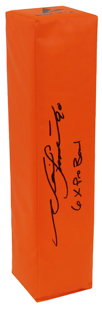 Neil Smith Signed BSN Orange Endzone Pylon w/6x Pro Bowl - SMIPYL320 - Neil Smith Signed BSN Orange Endzone Pylon w/6x Pro Bowl product image