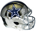 Emmitt Smith Signed Dallas Cowboys Chrome Riddell Full Size Replica Helmet - SMIREP303 - Emmitt Smith Signed Dallas Cowboys Chrome Riddell Full Size Replica Helmet product image