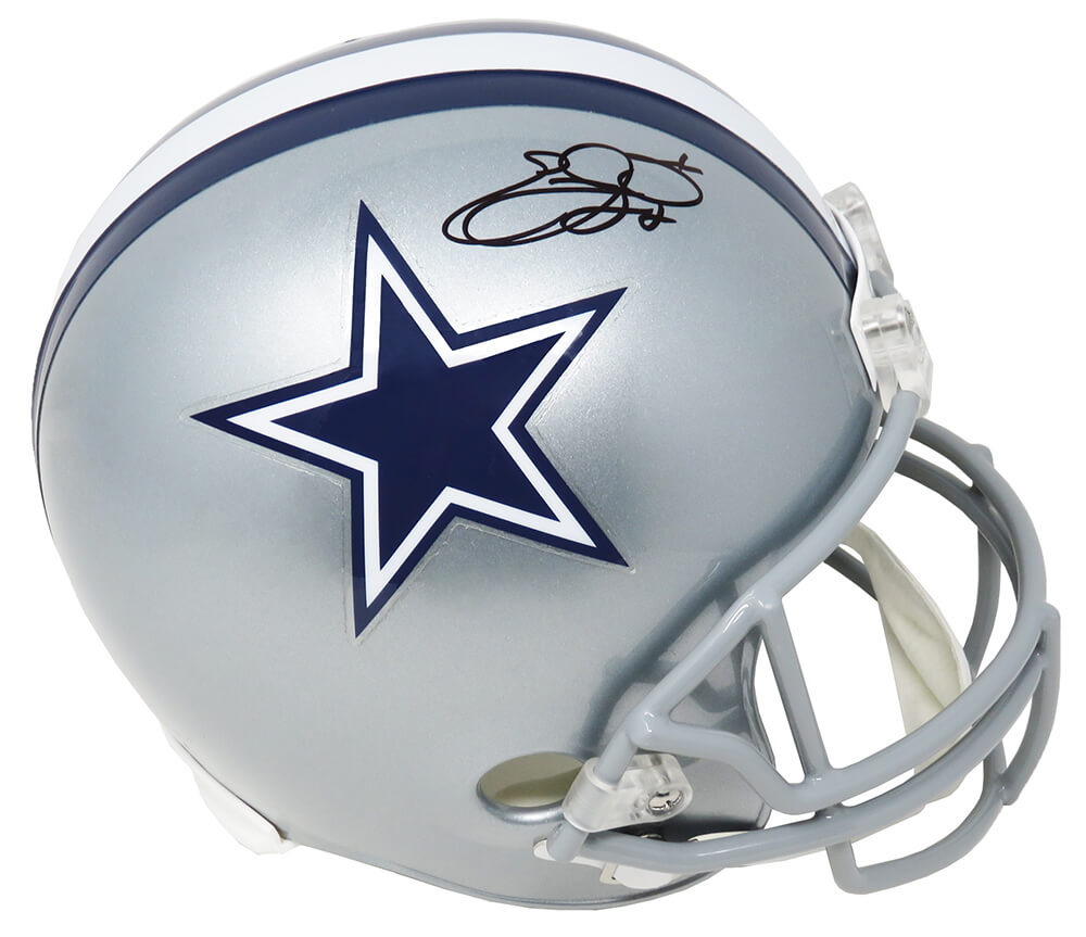 Emmitt Smith Signed Dallas Cowboys Riddell Full Size Replica Helmet (Prova Holo) - SMIREP305 - Emmitt Smith Signed Dallas Cowboys Riddell Full Size Replica Helmet (Prova Holo) product image