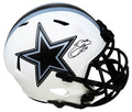 Emmitt Smith Signed Dallas Cowboys Lunar Eclipse White Matte Riddell Full Size Speed Replica Helmet - SMIREP308 - Emmitt Smith Signed Dallas Cowboys Lunar Eclipse White Matte Riddell Full Size Speed Replica Helmet product image