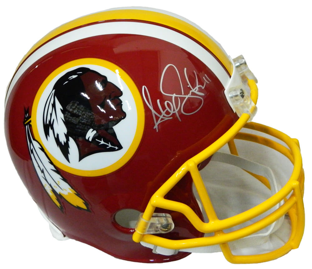Alex Smith Signed Washington Redskins Riddell Full Size Replica Helmet - SMIREP310 - Alex Smith Signed Washington Redskins Riddell Full Size Replica Helmet product image