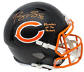 Roquan Smith Signed Chicago Bears Flat Black Matte Riddell Speed Full Size Replica Helmet w/Monsters of the Midway - SMIREP333 - Roquan Smith Signed Chicago Bears Flat Black Matte Riddell Speed Full Size Replica Helmet w/Monsters of the Midway product image