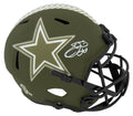 Emmitt Smith Signed Dallas Cowboys Salute to Service Riddell Full Size Speed Replica Helmet - SMIREP370 - Emmitt Smith Signed Dallas Cowboys Salute to Service Riddell Full Size Speed Replica Helmet product image