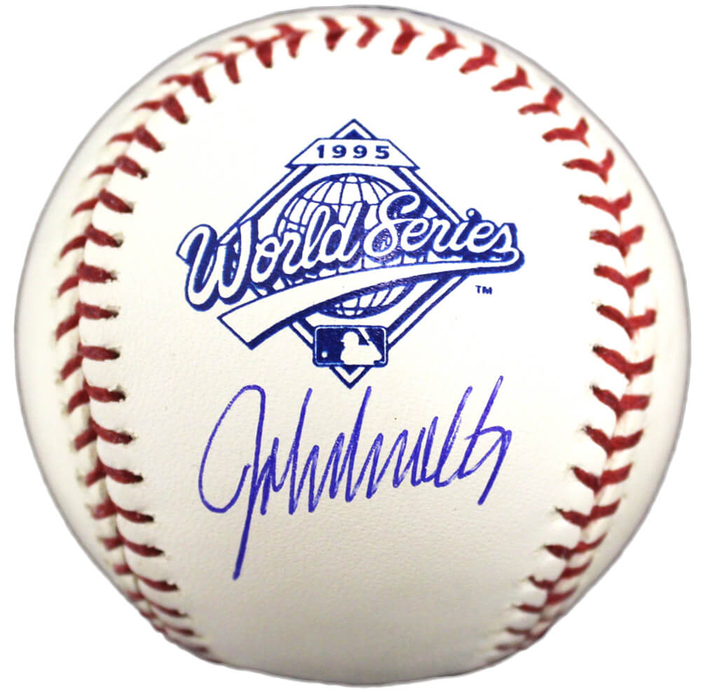 John Smoltz Signed Rawlings 1995 World Series (Atlanta Braves) Baseball - SMOBSB101 - John Smoltz Signed Rawlings 1995 World Series (Atlanta Braves) Baseball product image