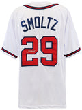 John Smoltz Signed Grey Custom Baseball Jersey - SMOJRY100 - John Smoltz Signed Grey Custom Baseball Jersey product image