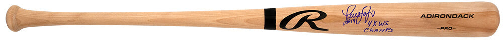 Luis Sojo Signed Rawlings Pro Blonde Baseball Bat w/4x WS Champs - SOJBAT100 - Luis Sojo Signed Rawlings Pro Blonde Baseball Bat w/4x WS Champs product image