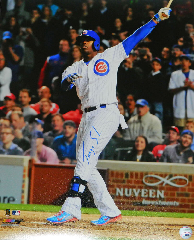 Jorge Soler Signed Chicago Cubs Action 16x20 Photo - SOL16P100 - Jorge Soler Signed Chicago Cubs Action 16x20 Photo product image