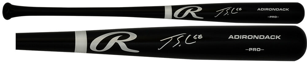 Jorge Soler Signed Black Rawlings Pro Baseball Bat w/#68 - SOLBAT106 - Jorge Soler Signed Black Rawlings Pro Baseball Bat w/#68 product image