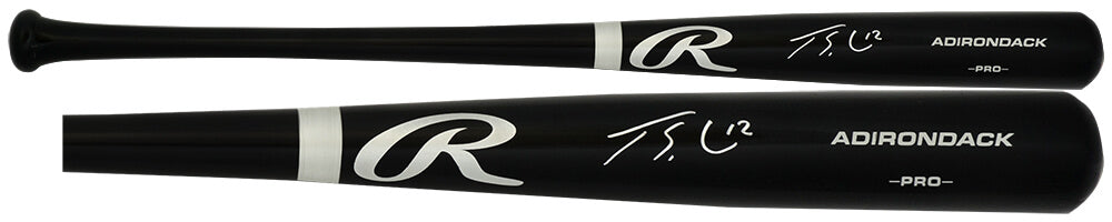 Jorge Soler Signed Black Rawlings Pro Baseball Bat w/#12 - SOLBAT107 - Jorge Soler Signed Black Rawlings Pro Baseball Bat w/#12 product image