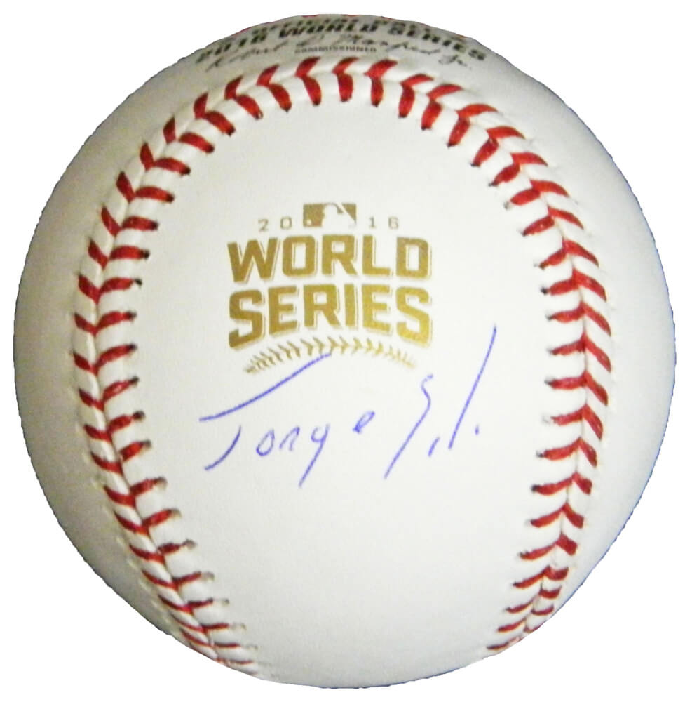 Jorge Soler Signed Rawlings Official 2016 World Series MLB Baseball - SOLBSB102 - Jorge Soler Signed Rawlings Official 2016 World Series MLB Baseball product image