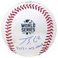 Jorge Soler Signed Rawlings Official 2021 World Series Baseball w/21 WS MVP - SOLBSB110 - Jorge Soler Signed Rawlings Official 2021 World Series Baseball w/21 WS MVP product image
