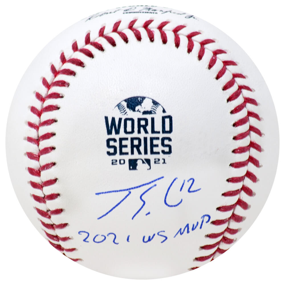 Jorge Soler Signed Rawlings Official 2021 World Series Baseball w/21 WS MVP - SOLBSB110 - Jorge Soler Signed Rawlings Official 2021 World Series Baseball w/21 WS MVP product image