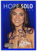 Hope Solo Signed 2015 Panini Americana Blue Trading Card #6 - SOLCAR503 - Hope Solo Signed 2015 Panini Americana Blue Trading Card #6 product image