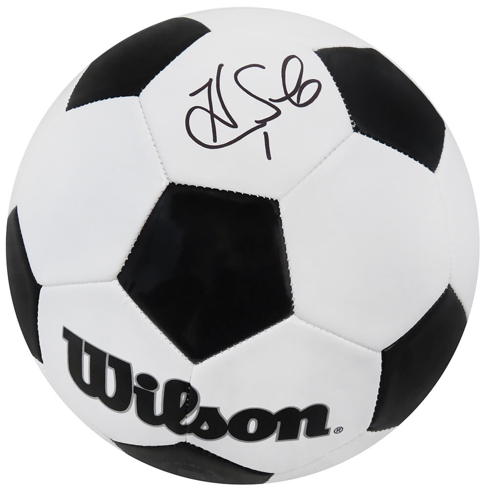 Hope Solo Signed Wilson Black & White Size 5 Soccer Ball - SOLSCR503 - Hope Solo Signed Wilson Black & White Size 5 Soccer Ball product image