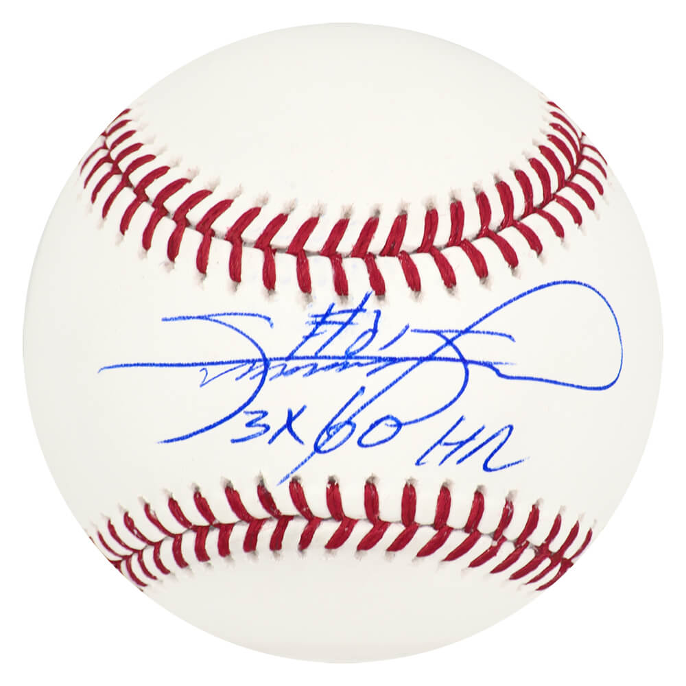 Sammy Sosa Signed Rawlings Official MLB Baseball w/3x 60 HR's - SOSBSB106 - Sammy Sosa Signed Rawlings Official MLB Baseball w/3x 60 HR's product image