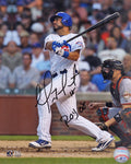 Geovany Soto Signed Chicago Cubs Swinging Action 8x10 Photo w/ROY'08 - SOT08P110 - Geovany Soto Signed Chicago Cubs Swinging Action 8x10 Photo w/ROY'08 product image