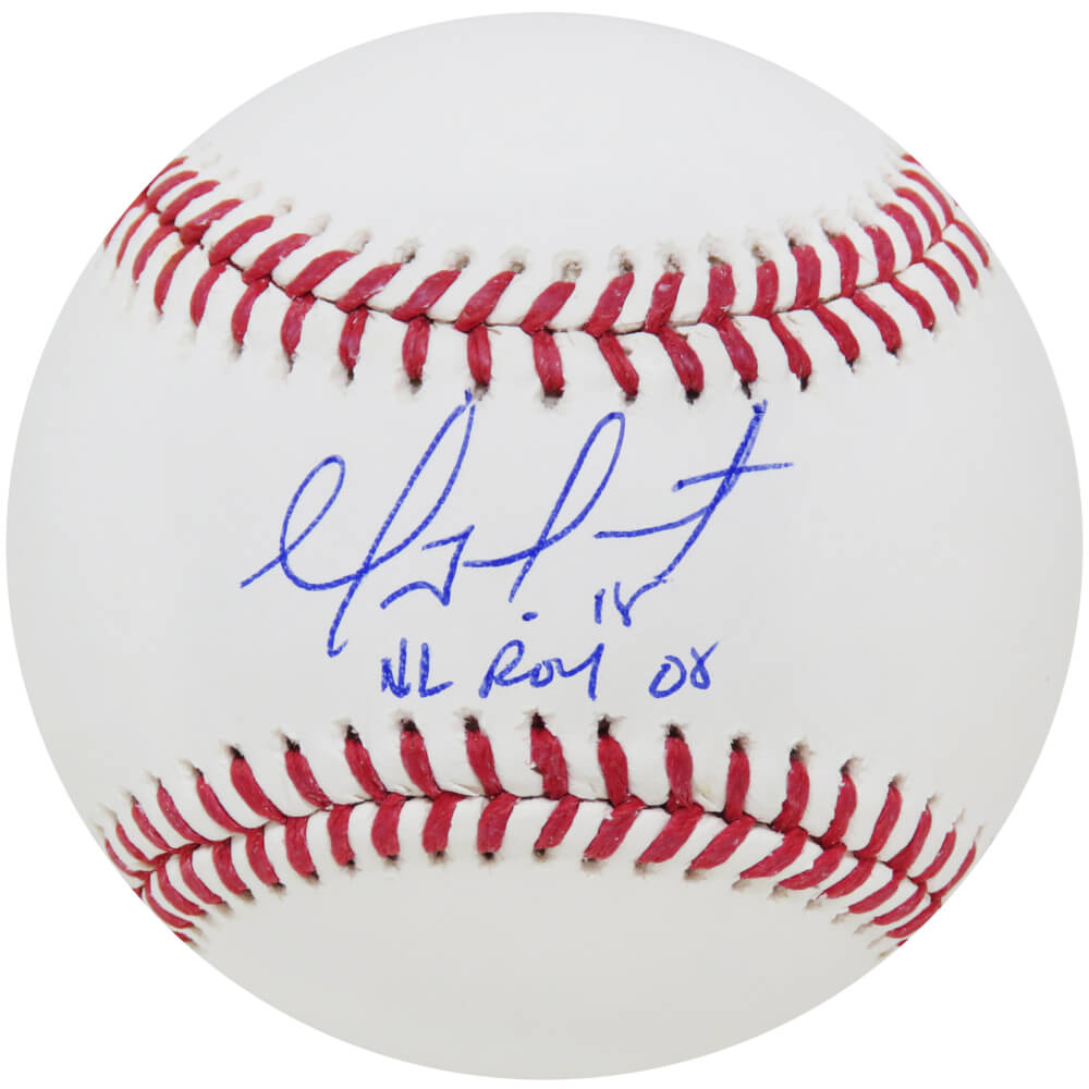 Geovany Soto Signed Rawlings Official MLB Baseball w/NL ROY 08 - SOTBSB100 - Geovany Soto Signed Rawlings Official MLB Baseball w/NL ROY 08 product image
