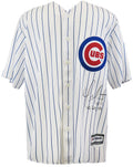 Geovany Soto Signed Chicag Cubs White Pinstripe Majestic Replica Baseball Jersey w/NL ROY 08 - SOTJRY100 - Geovany Soto Signed Chicag Cubs White Pinstripe Majestic Replica Baseball Jersey w/NL ROY 08 product image