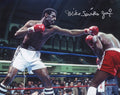 Michael Spinks Signed Boxing Punching Action 8x10 Photo w/Jinx - SPI08P523 - Michael Spinks Signed Boxing Punching Action 8x10 Photo w/Jinx product image