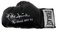 Michael (Mike) Spinks Signed Everlast Black Boxing Glove w/76 Olympic Gold, HOF'94 - SPIGLV516 - Michael (Mike) Spinks Signed Everlast Black Boxing Glove w/76 Olympic Gold, HOF'94 product image