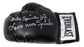 Leon Spinks & Michael (Mike) Spinks Dual Signed Everlast Black Boxing Glove w/Neon, Jinx - SPIGLV531 - Leon Spinks & Michael (Mike) Spinks Dual Signed Everlast Black Boxing Glove w/Neon, Jinx product image