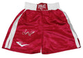 Leon Spinks Signed Everlast Red Boxing Trunks - SPITRU501 - Leon Spinks Signed Everlast Red Boxing Trunks product image