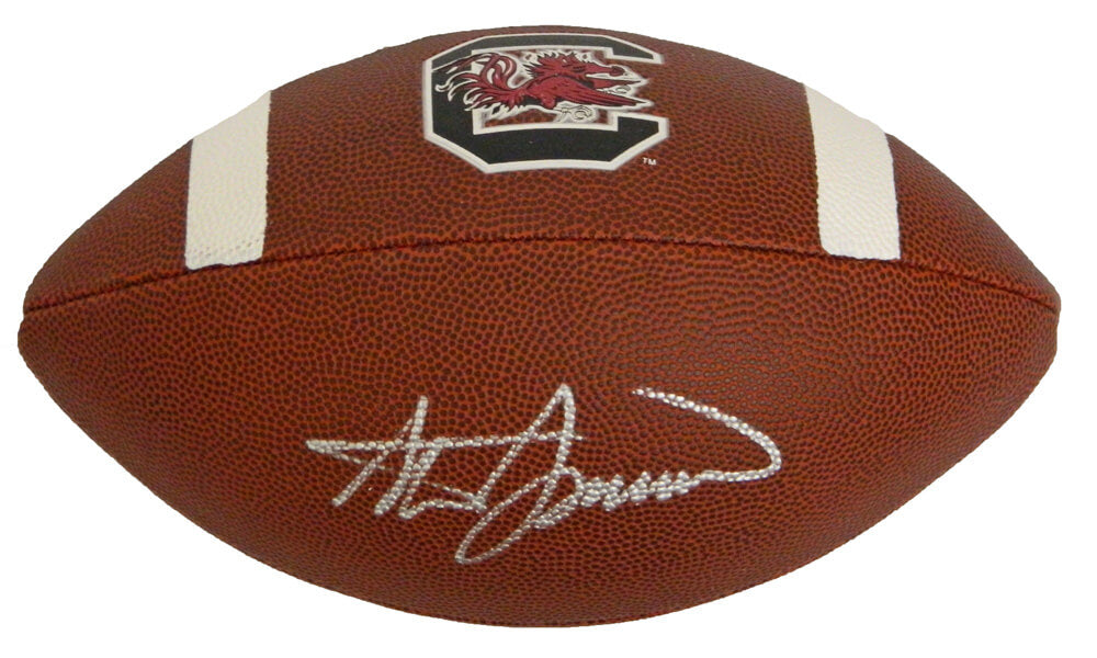 Steve Spurrier Signed South Carolina Rawlings Full-Size Logo Football - SPUFTB300 - Steve Spurrier Signed South Carolina Rawlings Full-Size Logo Football product image