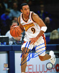 John Starks Signed Golden State Warriors White Jersey Action 8x10 Photo - STA08P205 - John Starks Signed Golden State Warriors White Jersey Action 8x10 Photo product image