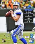 Matthew Stafford Signed Detroit Lions 2011 Season Stats 8x10 Photo (In Blue) (PSA) - STA08P313 - Matthew Stafford Signed Detroit Lions 2011 Season Stats 8x10 Photo (In Blue) (PSA) product image