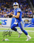 Matthew Stafford Signed Detroit Lions Blue Jersey Scrambling 8x10 Photo - (Fanatics) - STA08P314 - Matthew Stafford Signed Detroit Lions Blue Jersey Scrambling 8x10 Photo - (Fanatics) product image