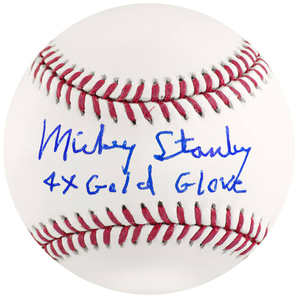 Mickey Stanley Signed Rawlings Official MLB Baseball w/4x Gold Glove - STABSB101 - Mickey Stanley Signed Rawlings Official MLB Baseball w/4x Gold Glove product image