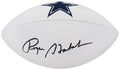 Roger Staubach Signed Dallas Cowboys White Logo Football - STAFTB313 - Roger Staubach Signed Dallas Cowboys White Logo Football product image