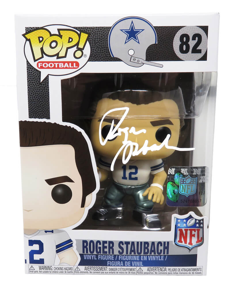Roger Staubach Signed Dallas Cowboys NFL Legends Funko Pop Doll - STAFUN300 - Roger Staubach Signed Dallas Cowboys NFL Legends Funko Pop Doll product image