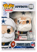 Roger Staubach Signed Dallas Cowboys  SANTA Funko Pop Doll #188 - STAFUN301 - Roger Staubach Signed Dallas Cowboys SANTA Funko Pop Doll #188 product image