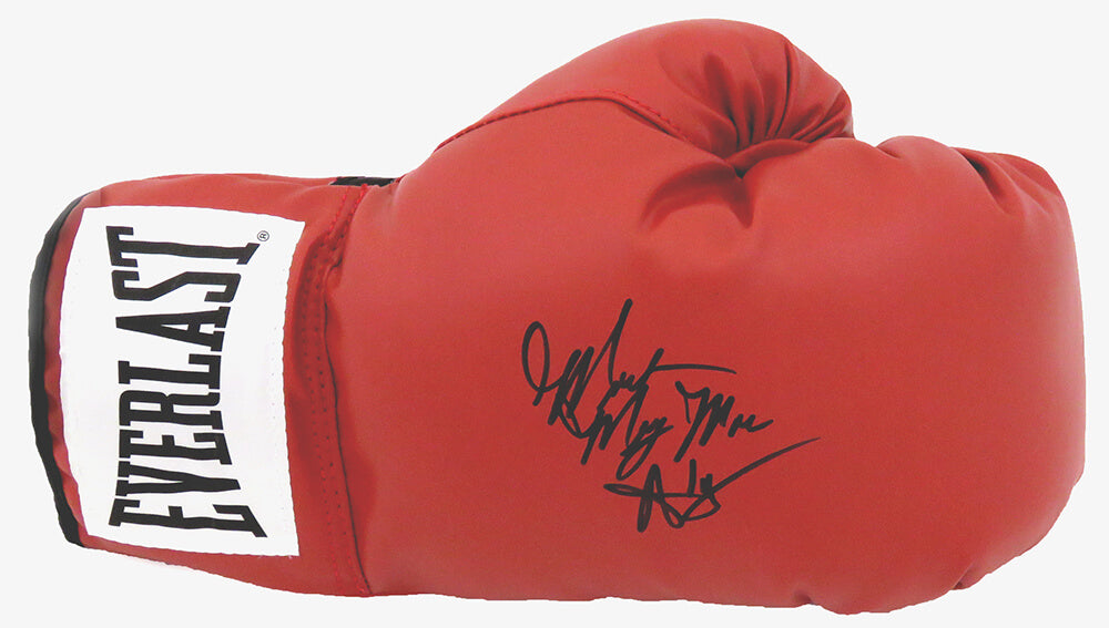 Marlon Starling Signed Everlast Red Boxing Glove w/Magic Man - STAGLV501 - Marlon Starling Signed Everlast Red Boxing Glove w/Magic Man product image