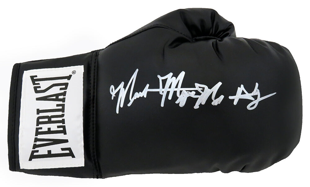 Marlon Starling Signed Everlast Black Boxing Glove w/Magic Man - STAGLV503 - Marlon Starling Signed Everlast Black Boxing Glove w/Magic Man product image