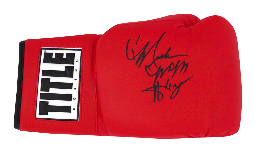 Marlon Starling Signed Title Red Boxing Glove - STAGLV504 - Marlon Starling Signed Title Red Boxing Glove product image